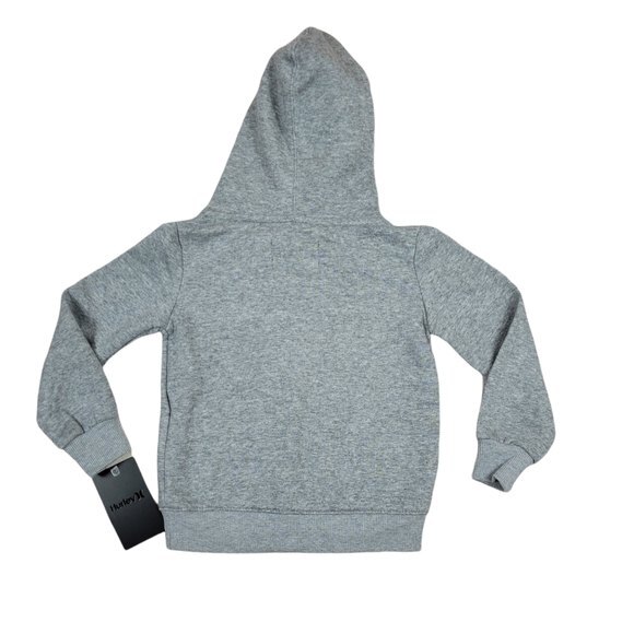 Hurley Core Fleece Pullover Hoodie, 2T, Gray, Kangaroo Pocket, New With Tags NWT - Picture 4 of 6
